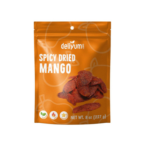 Deliyum Spicy Dried Mango (8 oz)